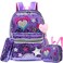 Meetbelify Backpack for Girls School Backpacks Kids Cute Sequin Bookbag for Elementary Kindergarten with Lunch Box Pencil Case for Girls 512 Years Old