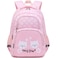abshoo Cute Cat School Backpack For Girls Elementary Kindergarten Kids School Bag Cat Pink A