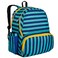 Wildkin Kids 17 Inch Backpack for Boys Girls Elementary School Backpack with Padded Straps Multiple Pockets Lightweight Bookbag for School Travel Ages 815 Blue Stripes