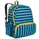 Wildkin Kids 17 Inch Backpack for Boys Girls Elementary School Backpack with Padded Straps Multiple Pockets Lightweight Bookbag for School Travel Ages 815 Blue Stripes