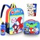 Marvel Spidey and His Amazing Friends Backpack Set 5 Pc Spiderman School Supplies Bundle with 16 Backpack for Kids Spidey Lunch Bag Water Bottle Stickers and More Spiderman Bag Pack