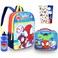 Marvel Spidey and His Amazing Friends Backpack Set 5 Pc Spiderman School Supplies Bundle with 16 Backpack for Kids Spidey Lunch Bag Water Bottle Stickers and More Spiderman Bag Pack