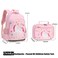 Octsky Backpack for Girls Kids School Backpacks with Lunch Box Preschool Kindergarten BookBag Set With Chest Strap Candy Unicorn Pink