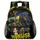 cfpolar Yellow Monster Trucks Car Kids Backpacks for Boys Cute Toddler Backpack Preschool Kindergarten Elementary School Backpack Lightweight Mini Shoulder Bookbag Casual Daypack with Chest Strap