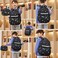 Mildame Galaxy Backpack for Boys with Lunch Box Set 3Pcs Boys Bookbag for Elementary 3 in 1 Teens Space Printed School Bag