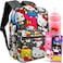 Hello Kitty Backpack for Girld Bundle with 16 Sanrio Bookbag Water Bottle Stickers More Hello Kitty School Bag for Girls Kids