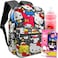Hello Kitty Backpack for Girld Bundle with 16 Sanrio Bookbag Water Bottle Stickers More Hello Kitty School Bag for Girls Kids