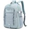 Lanola Travel Backpack Durable Middle Schoolbag Travel Bag for Men Women Lightweight College Student Backpack Gray Blue