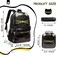 Meetbelify Cute Cat Backpack for Girls Sequin Backpack Set Kids School Bag with Lunch Box for Elementary Student Black