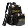 Meetbelify Cute Cat Backpack for Girls Sequin Backpack Set Kids School Bag with Lunch Box for Elementary Student Black