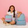 Wildkin Kids 17 Inch Backpack for Girls Elementary School Backpack with Padded Straps Multiple Pockets Lightweight Bookbag for School Travel Ages 815 Pink Stripes