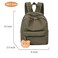 Phaoullzon Teen Girls Mini Backpack Purse Kids Canvas Small Tiny Cute BagOlive green
