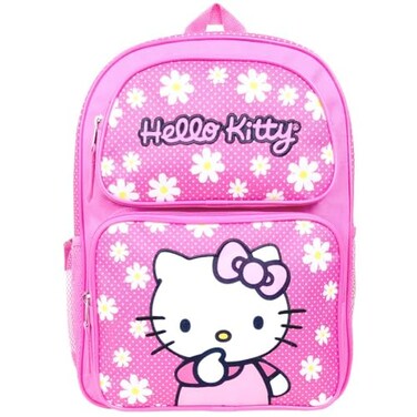 Hello Kitty Polka Dot Floral Large Backpack C6CF92