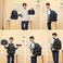 Mildame Galaxy Backpack for Boys with Lunch Box Set 3Pcs Boys Bookbag for Elementary 3 in 1 Teens Space Printed School Bag