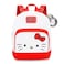 Hello Kitty Mini Backpack 10 Iconic Woven Small Backpack with Front Pocket Adjusts to Fit Kids Toddlers Teens Women Girls