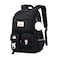 MUSEVOS Girls Backpack for Kids Teenage Elementary Middle High School Backpacks Lightweight Water Resistant Bookbag Multiple Compartments large Capacity Black
