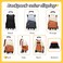 Mfikaryi Rolling Backpack Kids Backpack with Wheels Roller Backpack for Boys Girls 6 Wheels Orange