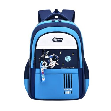 ZHANAO Boys Backpack Astronaut Sports Kids Backpack Space Schoolbag for GirlsBoys Elementary Student Bookbag