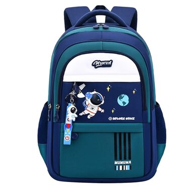 ZHANAO Boys Backpack Astronaut Sports Kids Backpack Space Schoolbag for GirlsBoys Elementary Student Bookbag