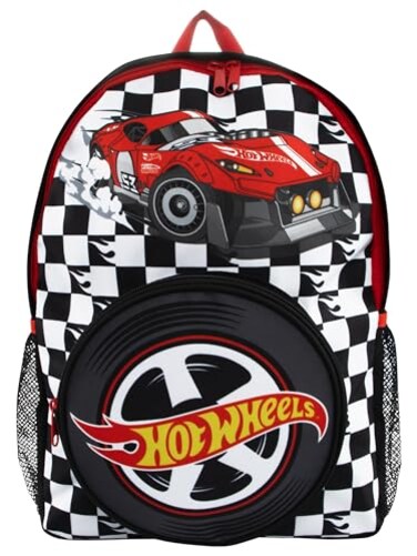 Hot Wheels Backpack School Backpack for Boys Boys School Bag Cars Rucksack