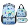 Sharecolor Backpack for Girls Age 68 Butterfly Backpacks Set for School Preschool Elementary 3 Pcs Kids Bookbag with Lunch Bag Pencil Case for Travel
