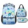 Sharecolor Backpack for Girls Age 68 Butterfly Backpacks Set for School Preschool Elementary 3 Pcs Kids Bookbag with Lunch Bag Pencil Case for Travel