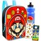 Super Mario Mini Backpack for Boys Bundle with 11 Mario Mini Backpack Plus Water Bottle Stickers and More Super Mario Backpack for Toddlers