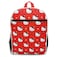 Hello Kitty Backpack for Girls 16 Inch Large School Backpack with Front Pocket Water Bottle Holders Adjustable Straps Cute Red Bookbag for Kids Back to School