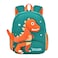 Bansusu Dinosaur Antilost Backpack for Boys Kindergarten Preschool Bookbag with Chest Strap Toddler Boys Backpack Daycare Bag BGreenOrange