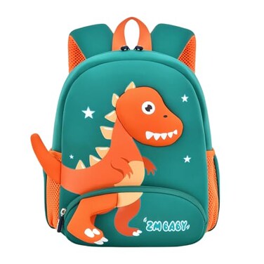 Bansusu Dinosaur Antilost Backpack for Boys Kindergarten Preschool Bookbag with Chest Strap Toddler Boys Backpack Daycare Bag BGreenOrange