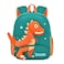 Bansusu Dinosaur Antilost Backpack for Boys Kindergarten Preschool Bookbag with Chest Strap Toddler Boys Backpack Daycare Bag BGreenOrange