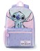 Disney Lilo Stitch Girls Purple Pink Backpack Rucksack Adjustable Straps Durable Polyester School Bag Kids Sports Luggage