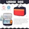BEFUNIRISE Backpack Set for Girls Boy Kids Backpack with Lunch Box for Elementary Primary Kindergarten School Bag Navy Red Set Large