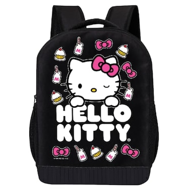 Fast Forward Sanrio Hello Kitty Backpack Shoulder Bag for Girls Boys Adults Cute 18 Inch Hello Kitty Kids Backpack for School Hello Kitty Dessert