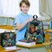CCJPX 3PCS Dinosaur Backpack for Boys 16 Inch Water Resistant Preschool Bookbags Cool Kindergarten School Backpacks and Lunch Box