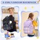 MUSEVOS Girls Backpack Ideal School Backpack for Girls from Elementary to Teen Years Kawaii Bookbag Cute Large Capacity