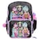AI ACCESSORY INNOVATIONS Monster High 4 Piece Backpack Set Clawdeen Wolf Cleo DeNile Dracularua Frankie Stein Lagoona Blue Bookbag Flip Sequins 16 School Bag Black Pink