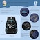 MITOWERMI Astronaut Backpack for Boys School Bags Space Kids Backpack for School Elementary Book Bags Girls Lightweight Travel Back Packs Black