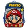 AI ACCESSORY INNOVATIONS Super Mario Brothers Backpack 16 Nintendo School Bag Featuring a Big Face Mario Blue Red
