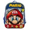 AI ACCESSORY INNOVATIONS Super Mario Brothers Backpack 16 Nintendo School Bag Featuring a Big Face Mario Blue Red