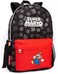 Super Mario Backpack For Boys Girls Kids Toad Mushroom Black School Nintendo Rucksack Gamer Bag With Adjustable Straps