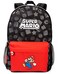 Super Mario Backpack For Boys Girls Kids Toad Mushroom Black School Nintendo Rucksack Gamer Bag With Adjustable Straps
