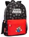 Super Mario Backpack For Boys Girls Kids Toad Mushroom Black School Nintendo Rucksack Gamer Bag With Adjustable Straps