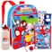 Marvel Spidey and His Amazing Friends Backpack Set Bundle of 16 Spiderman Backpack Spidey Lunch Bag Water Bottle Stickers and More
