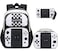 JIANYA Kids Backpack for School Boys Gamer School Bag for Elementary Kids Children 3pcs Boys Backpack with Lunch Box Pencil Case