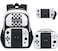 JIANYA Kids Backpack for School Boys Gamer School Bag for Elementary Kids Children 3pcs Boys Backpack with Lunch Box Pencil Case