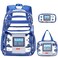 ACESAK Clear Backpack for Boys Girls 3 Pcs Clear Heavy Duty with Lunch Bag See Through Backpack Stadium Approved