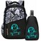 Pawsky School Backpack for Boys Kids Backpacks Laptop Backpack with USB Charging Port Lightweight Bookbag for Elementary Middle School Bags Waterproof Travel Backpack