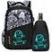 Pawsky School Backpack for Boys Kids Backpacks Laptop Backpack with USB Charging Port Lightweight Bookbag for Elementary Middle School Bags Waterproof Travel Backpack