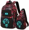Bluboon Kids Backpack Boys Camo Bookbag Teens Elementary School Bag Daypack Travel Back Pack Middle school Boyred doodle 2pcs